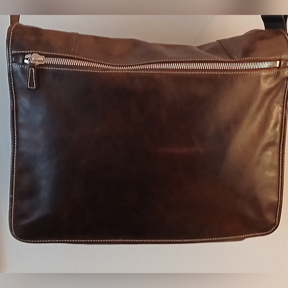 Longchamp Cavalier Messenger Bag, Chocolate Brown - Picture 6 of 13